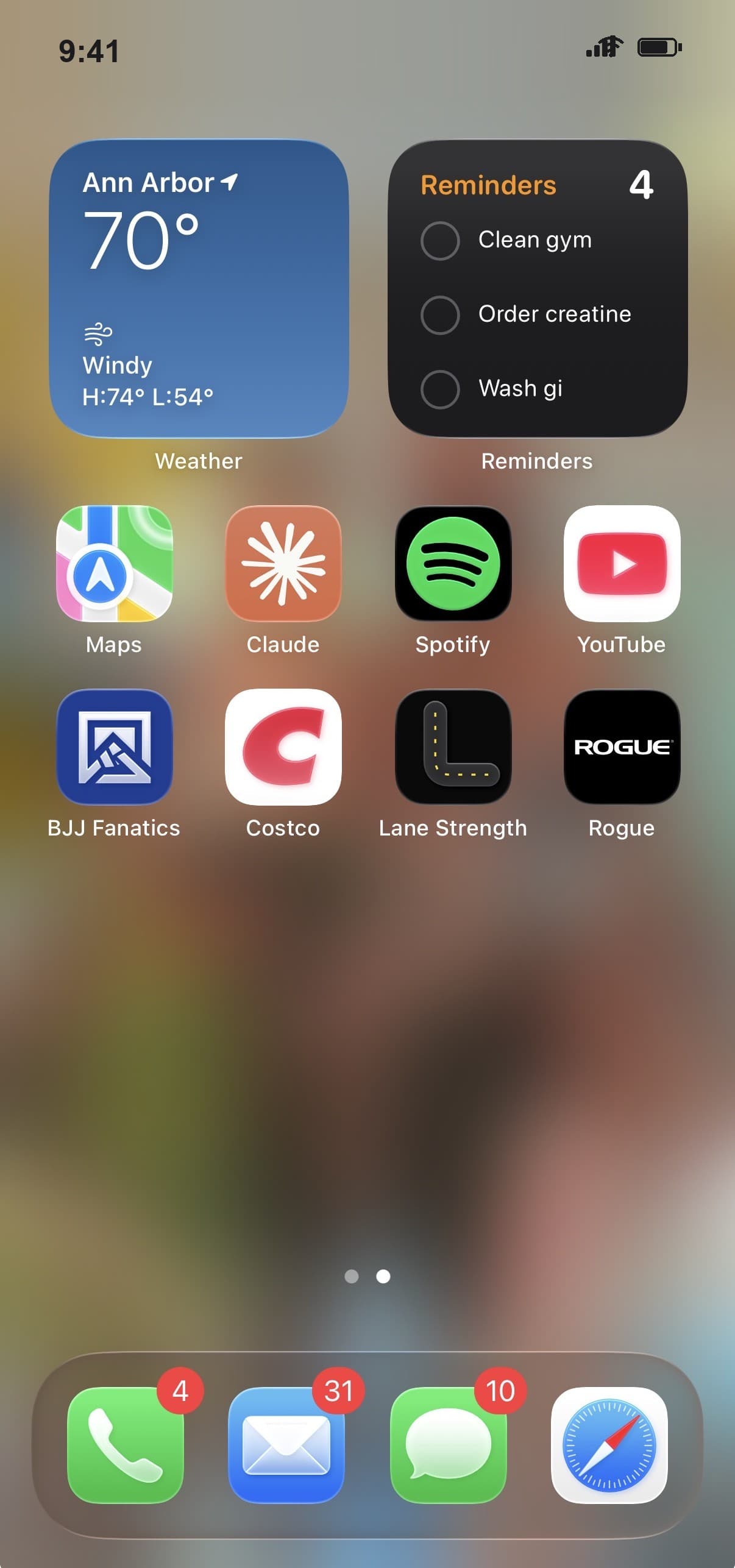 A coach's branded app icon on an athlete's home screen